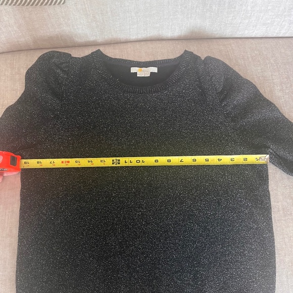 Sparkle Puffed Sleeve Sweater - Picture 13 of 14